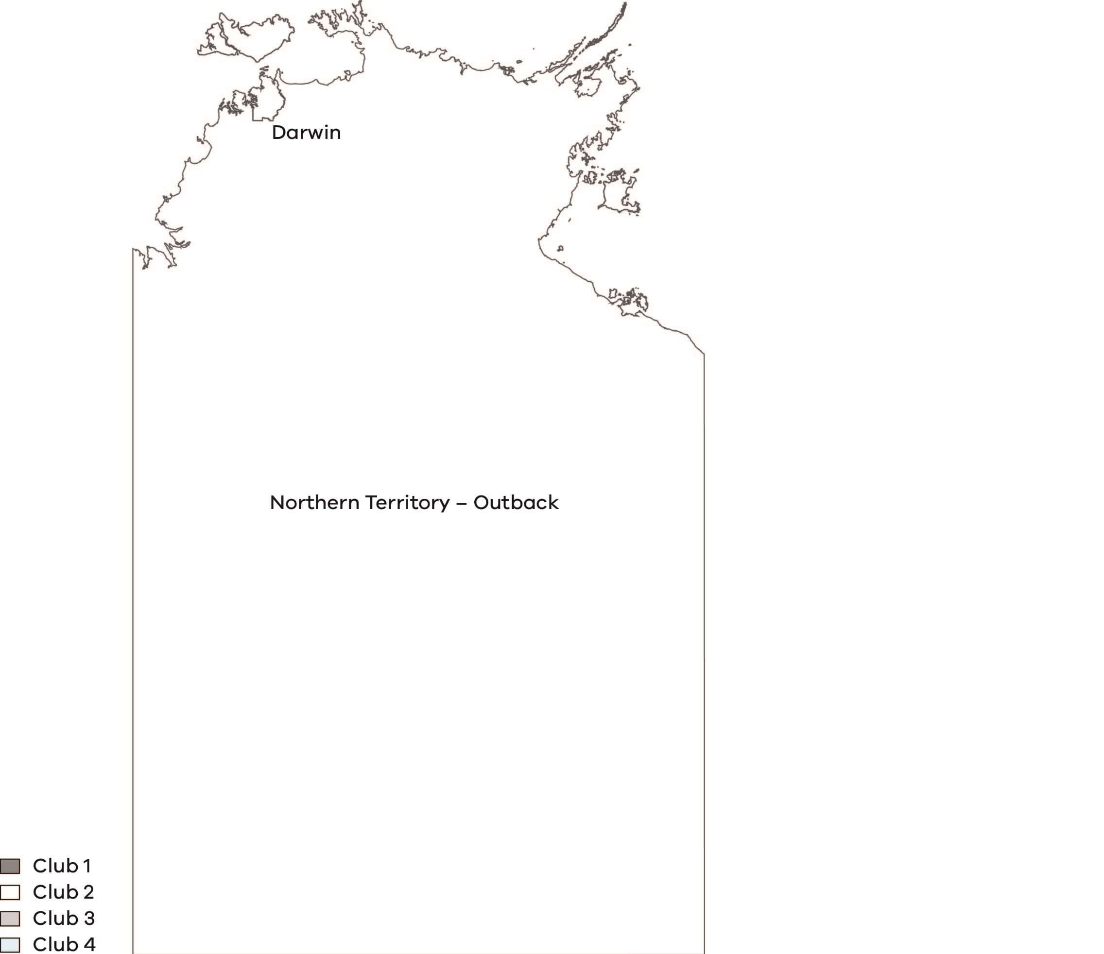 Club composition in Northern Territory